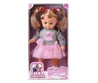 LALKA NATALIA MÓWI PO POLSKU 39 CM. W SZARYM SWETE, Podkategoria, Kategoria