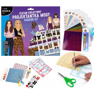ZESTAW PROJEKTANTKA Z SZABLONAMI 10 ARKUSZY KIDE, Podkategoria, Kategoria