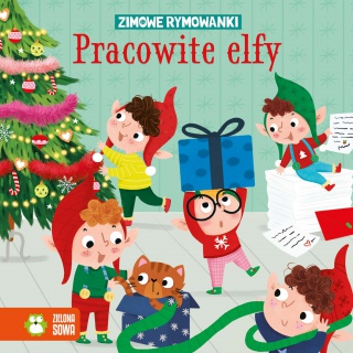 ZIMOWE RYMOWANKI .PRACOWITE ELFY., Boże Narodzenie, Art. świąteczne i okolicznościowe