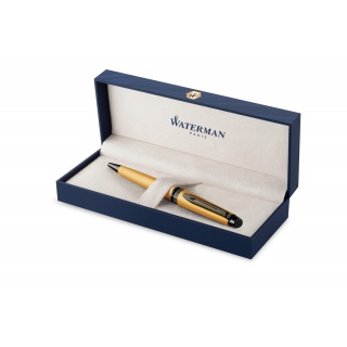 DŁUGOPIS WATERMAN EXPERT METALLIC GOLD RT, Długopisy automatyczne, Art. do pisania i korygowania