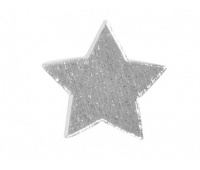 GWIAZDA DEKORACJA SREBRNA 2,5CM SAMOPRZ. /24/, Podkategoria, Kategoria