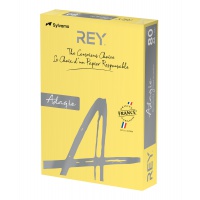 Papier ksero REY ADAGIO, A4, 80gsm, 58 żółty cytrynowy intense *RYADA080X411 R100, Papier do kopiarek, Papier i etykiety