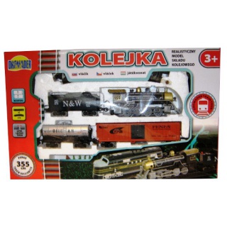 KOLEJKA ŚREDNIA 355CM + 3 WAGONY 05088, Podkategoria, Kategoria