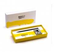 Zestaw ołówek + gumka PININFARINA, Banksy Smart – Flower, Ołówki, Artykuły do pisania i korygowania