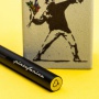 Zestaw ołówek + gumka PININFARINA, Banksy Smart – Flower, Ołówki, Artykuły do pisania i korygowania