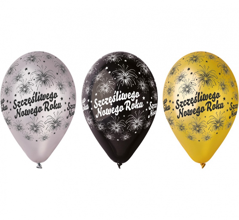 BALONY PREMIUM "SZCZĘŚLIWEGO NOWEGO ROKU" MET./6/ BALONY PREMIUM "SZCZĘŚLIWEGO NOWEGO ROKU" MET./6/, Podkategoria, Kategoria