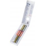 Glossy oil marker e-751 EDDING, 1-2mm, 3 pcs, mix of metallic colors