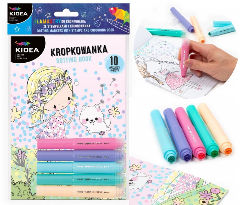 FLAMASTRY DO MAL.KROPKAMI ZE STEMP.I KOLOR.WRÓŻKI, Podkategoria, Kategoria