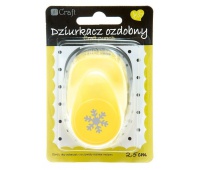DZIURKACZ OZDOBNY 2,5cm ŚNIEŻYNKA, Podkategoria, Kategoria