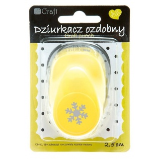 DZIURKACZ OZDOBNY 2,5cm ŚNIEŻYNKA, Podkategoria, Kategoria