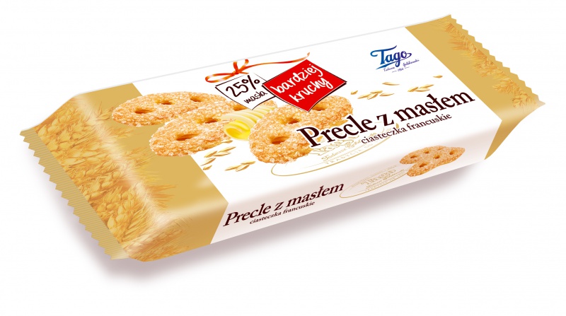 Francuskie precle z masłem TAGO, 135g, Ciastka, Artykuły spożywcze