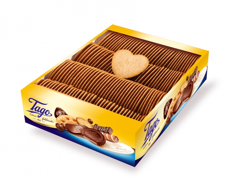 Słodkie serduszka TAGO, 2,5kg, Ciastka, Artykuły spożywcze