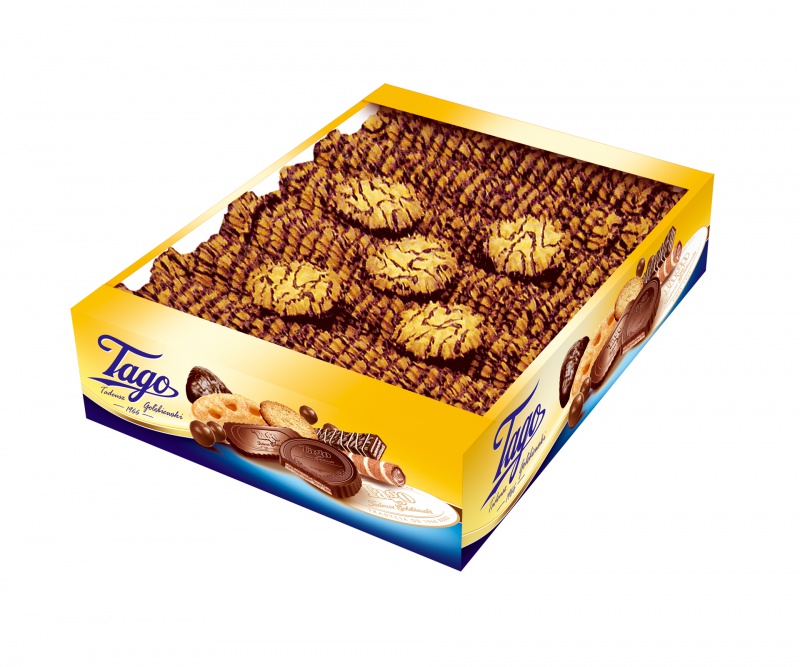 Śnieżynki dekorowane TAGO, 2kg, Ciastka, Artykuły spożywcze