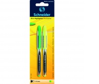 Highlighter SCHNEIDER Xtra, 2 pcs, color: green and yellow