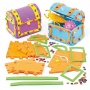 Zestaw piankowy skrzynia skarbów BAKER ROSS, 3 szt., mix kolorów, Produkty kreatywne, Artykuły szkolne