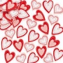 Felt stickers BAKER ROSS, 3D hearts