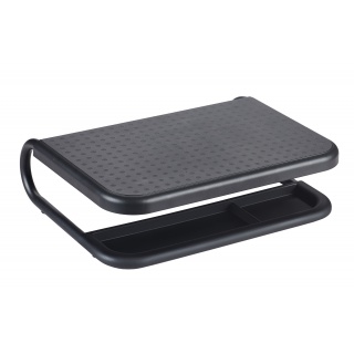 Podstawka pod monitor Q-Connect, 38x29,5cm, z regulacją wysokości, czarna, Ergonomia, Akcesoria komputerowe