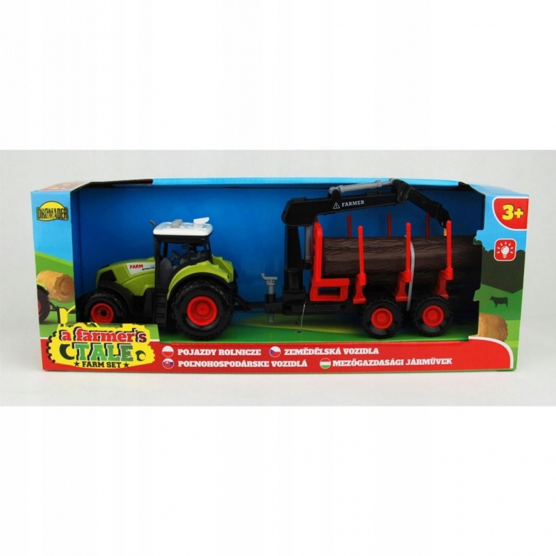TRAKTOR Z DŹWIĘKIEM I PRZYCZEPĄ W PUDEŁKU 4355, Podkategoria, Kategoria