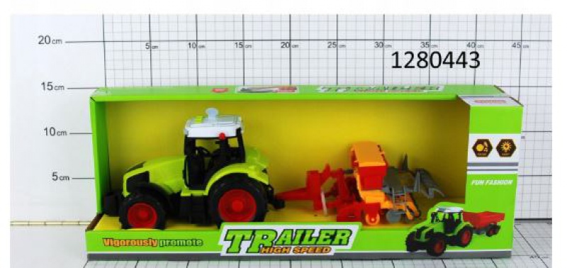 TRAKTOR Z DŹWIĘKIEM I PRZYCZEPĄ W PUDEŁKU 4430, Podkategoria, Kategoria