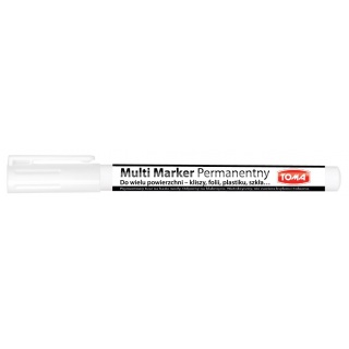 MULTI MARKER SOFT PERMANENTNY BIAŁY 1,5mm., Podkategoria, Kategoria
