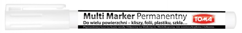 MULTI MARKER SOFT PERMANENTNY BIAŁY 1,5mm., Podkategoria, Kategoria