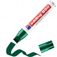 Marker permanentny e-850 EDDING, 5-15mm, zielony, Markery, Artykuły do pisania i korygowania