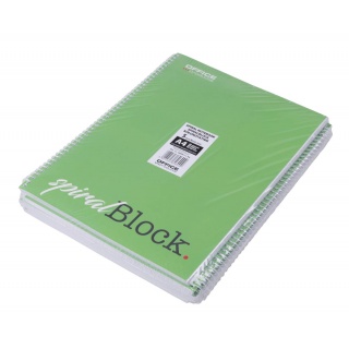 Kołonotatnik OFFICE PRODUCTS, A4, w kratkę, 80 kart., 70gsm, Kołonotatniki, Zeszyty i bloki