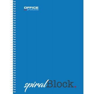 Kołonotatnik OFFICE PRODUCTS, A5, w kratkę, 80 kart., 70gsm, Kołonotatniki, Zeszyty i bloki