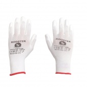 Gloves TK ROOSTER, size 9, white
