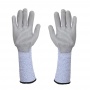 Gloves TK SHARK, long, size 8, blue