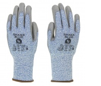 Gloves TK SHARK, anti-scratch, size 7, blue