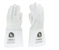 Rękawice TK LUWAC, spawalnicze, rozm. 10,5, białe, Rękawice, Ochrona indywidualna
