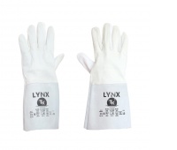 Rękawice TK LYNX, rozm. 9, białe, Rękawice, Ochrona indywidualna