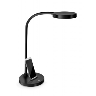 Lampka na biurko CEP CLED-0290, Flex, czarny, Lampki, Urządzenia i maszyny biurowe