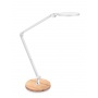 Desk lamp CEP CLED-0350, Giant, white with wood elements