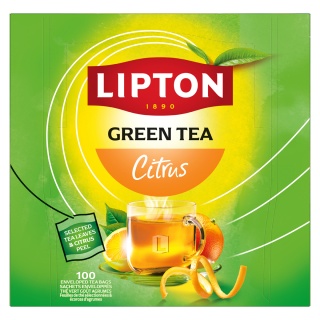 Herbata LIPTON Feel Good Selection, Balance, zielona, cytrusowa, 100 kopert