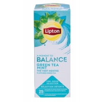 Tea LIPTON Balance Green Tea, mint, 25 bags