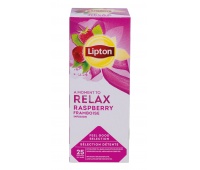 Herbata LIPTON Relax, malina, 25 torebek, Herbaty, Artykuły spożywcze