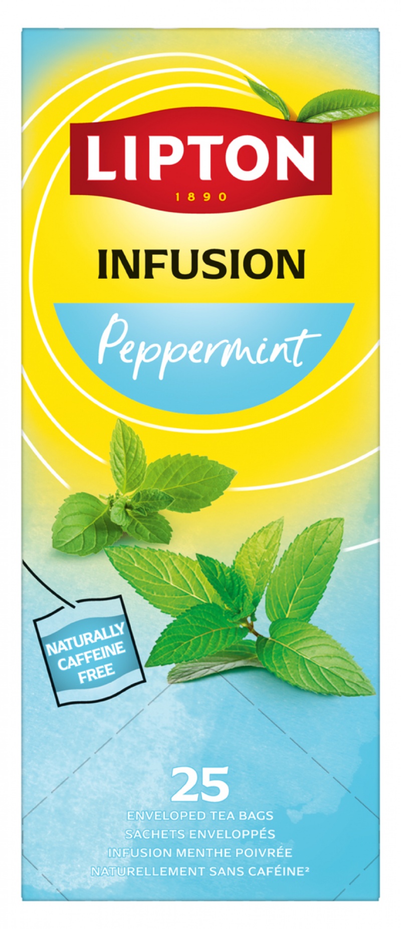 Tea LIPTON Feel Good Selection, Relax, peppermint, 25 envelopes