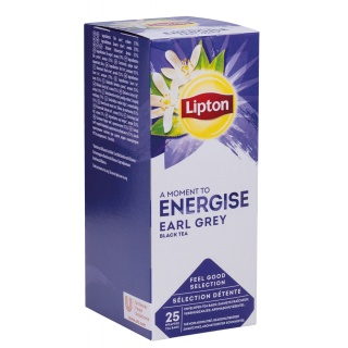 Herbata LIPTON Energise Earl Grey, 25 torebek, Herbaty, Artykuły spożywcze