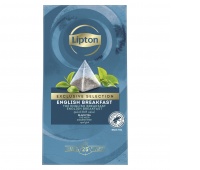 Herbata LIPTON Exclusive Selection, piramidki, English Breakfast, 25 kopert