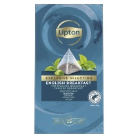 Herbata LIPTON Exclusive Selection, piramidki, English Breakfast, 25 kopert