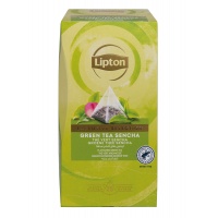 Herbata LIPTON, piramidki, Exclusive Selection, zielona sencha, 25 torebek