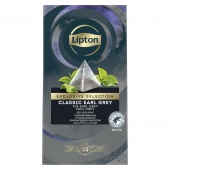 Herbata LIPTON Exclusive Selection, piramidki, Earl Grey, 25 kopert