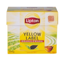 Herbata LIPTON czarna, granulowana, 100g, Herbaty, Artykuły spożywcze