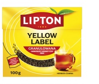 Herbata LIPTON czarna, Yellow Label, granulowana, 100g