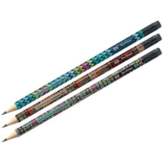 BERLINGO OŁÓWEK FANTASY HB Z GUMKĄ, Ołówki, Art. do pisania i korygowania