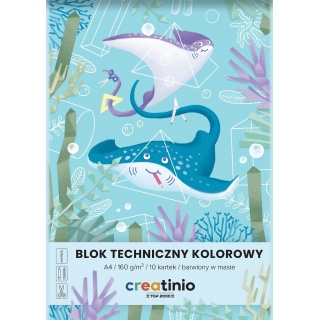 BLOK TECHNICZNY TOP CREATINIO A4 10K.160G, Zeszyty i bloki, Bloki