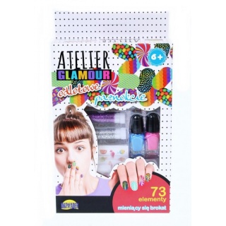 ATELIER GLAMOUR ODLOTOWE PAZNOKCIE 1461, Dla dziewczynki, Zabawki