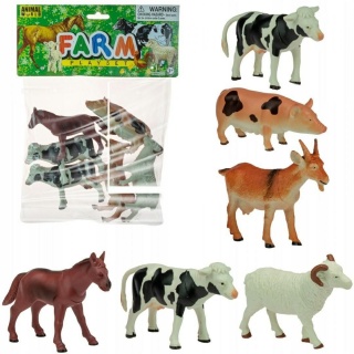 ZWIERZĘTA FARMA W FOLII 3556, Zwierzęta, Zabawki